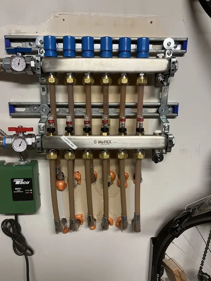 Plumber performing Leak Detection at a residential property in Gallup